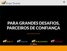 Tablet Screenshot of grupotavares.com